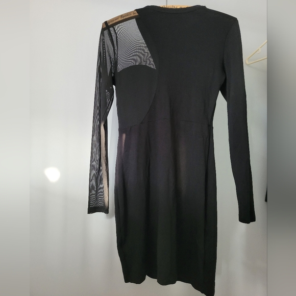 Suzy Shier Black Long Sleeve Dress - Picture 3 of 5